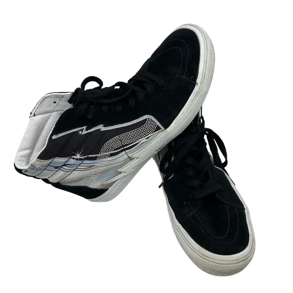 Vans Off The Wall SK8Hi Bolt Sneaker High Top Men's Skate Size 9 Black